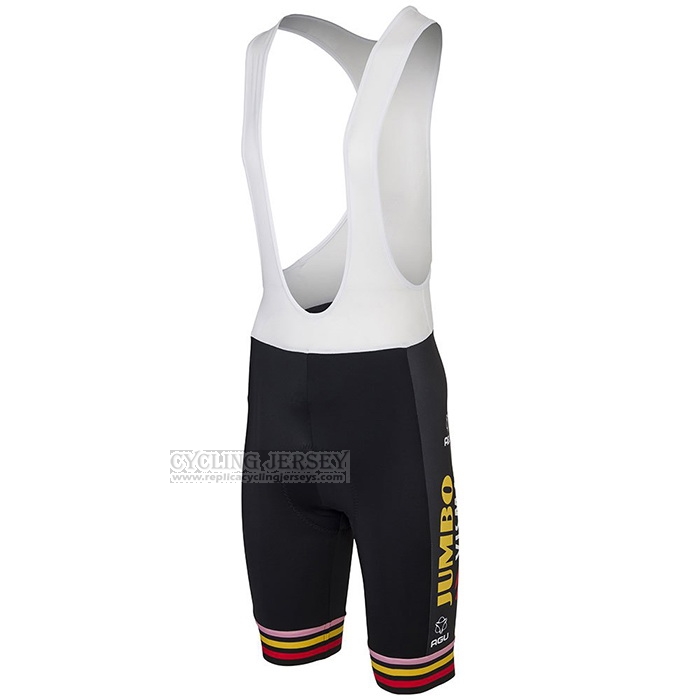 2023 Cycling Jersey Jumbo Visma Black Short Sleeve And Bib Short